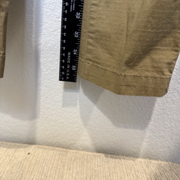 Vuori Ripstop Climber Pants Mens Small Tan Jogger Drawstring Outdoor Stretch - Picture 8 of 11